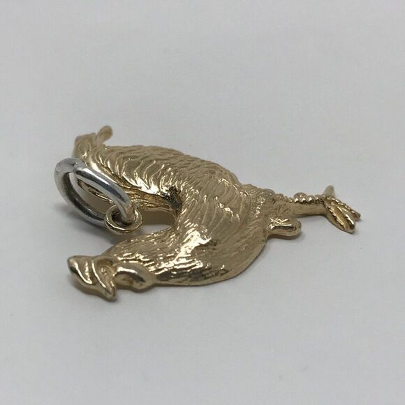 Vintage 14k Gold Rooster Charm/Pendent - Picture 3 of 5